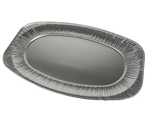 Alu-Platten groß oval 