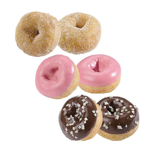 Baby-Donut-Mischkiste, 3-fach sortiert 150 Stueck x 12 g 