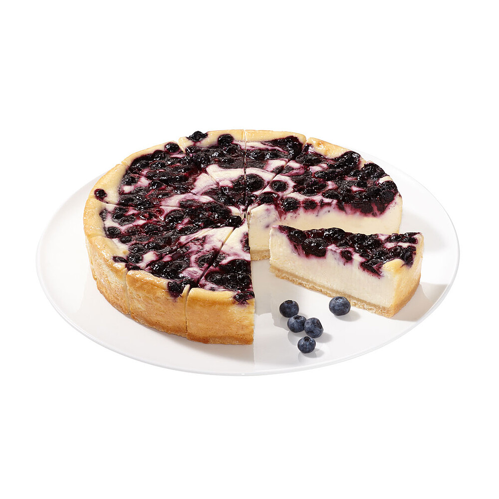Blueberry-Cheesecake Supreme, geschnitten 4 Stueck x 1.900 g 