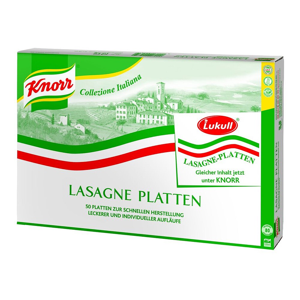 Knorr Pasta Lasagne-Platten 10 kg 