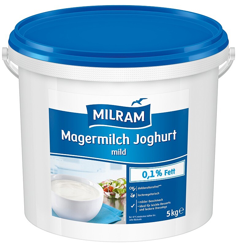 MILRAM Magermilch Joghurt mild 0,1% Fett 