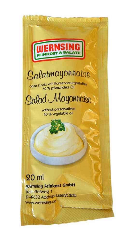 Salat-Mayonnaise in Portionsbeuteln 
