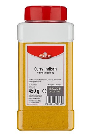 Currypulver indisch