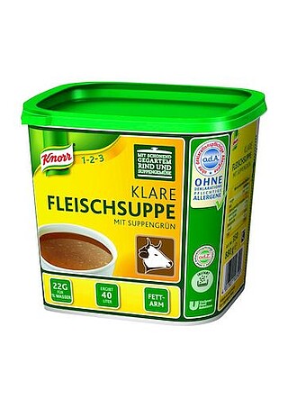 Knorr Klare Fleischsuppe mit Suppengrün 880 g 