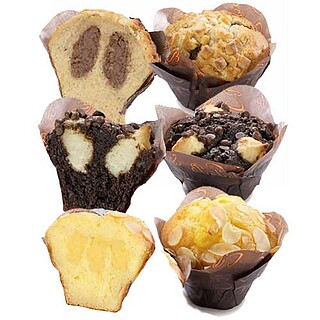 Midi-​Coffee-​Bar Muffin Mischkiste, 3-​fach sortiert 60 Stueck x 45 g 