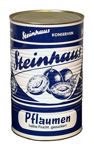 Pflaumen 1/​2 Frucht 