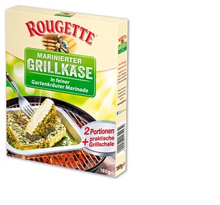 Rougette marinierter Grillkäse Gartenkräuter