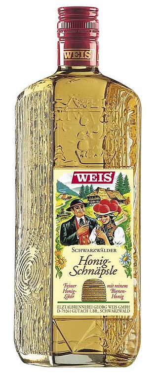 Schwarzwälder Honigschnäpsle 35% 0,​5lt 