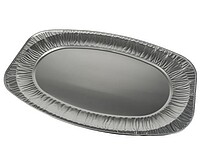Alu-​Platten groß oval 