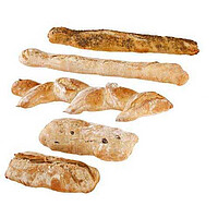 Assortiment de pains spéciaux, 5-​fach sortiert 25 Stueck x 270 g 
