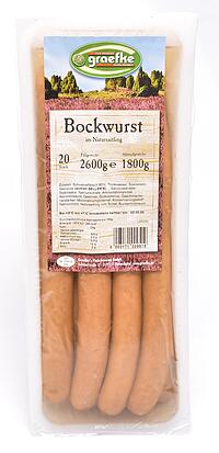 Bockwurst i. Saitl. 20 St.​/ 1.​800g GRAE 