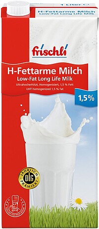 H-​FETTARME MILCH 1,​5 % MIT SCHRAUBVERSCHLUSS