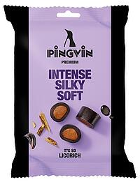 Lakritz Intense Silky Soft 90g, Pingvin