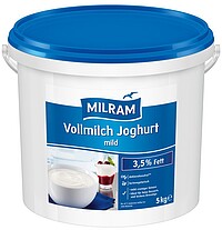 MILRAM Vollmilch Joghurt mild 3,​5% Fett, 5 kg