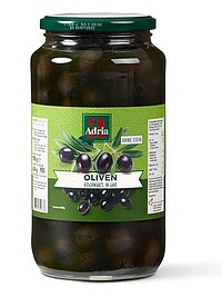Oliven schwarz entsteint 