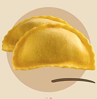 Panzerotti mit Ricotta/​Spinat 
