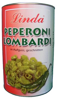 Peperoni Lombardi geschnitten 