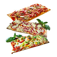 Pizzastreifen-​Box, 3-​fach sortiert 24 Stueck x 160 g 