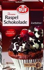 RUF Raspel-​Schokolade Zartbitter 100g