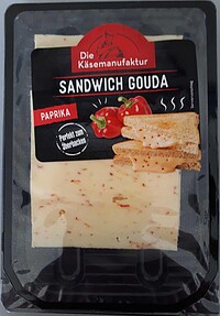 Sandwich Gouda mit Paprika 