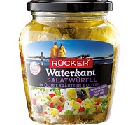 Waterkant Salatwürfel in Öl & Oliven 