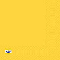 Zelltuch - Serviette 33er gelb 